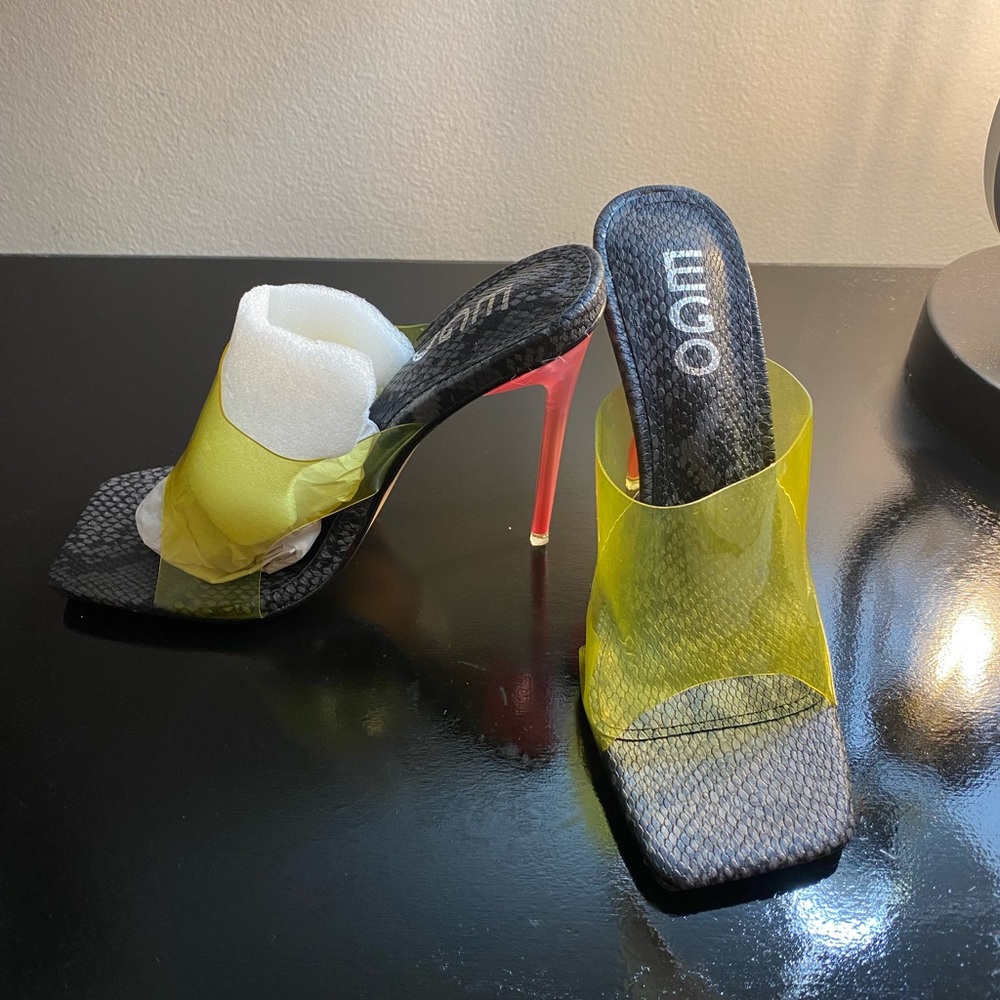 Yellow heels